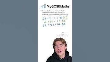 Applied Simultaneous Equations | GCSE Maths