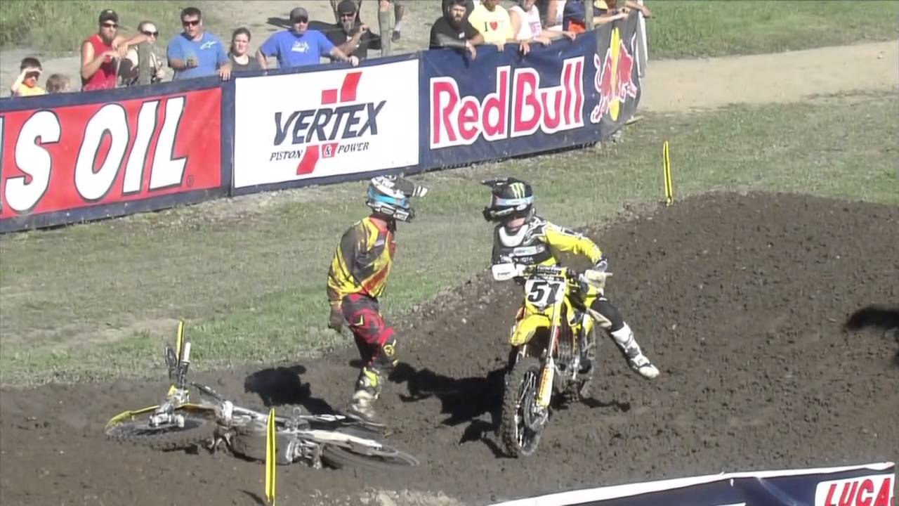 Unadilla 450MX Barcia, Rookstool get heated in practice