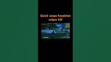 Quick scope headshot sniper kill. #subscribe #shortvideo #viralvideo #viral #shortsfeed #fortnite