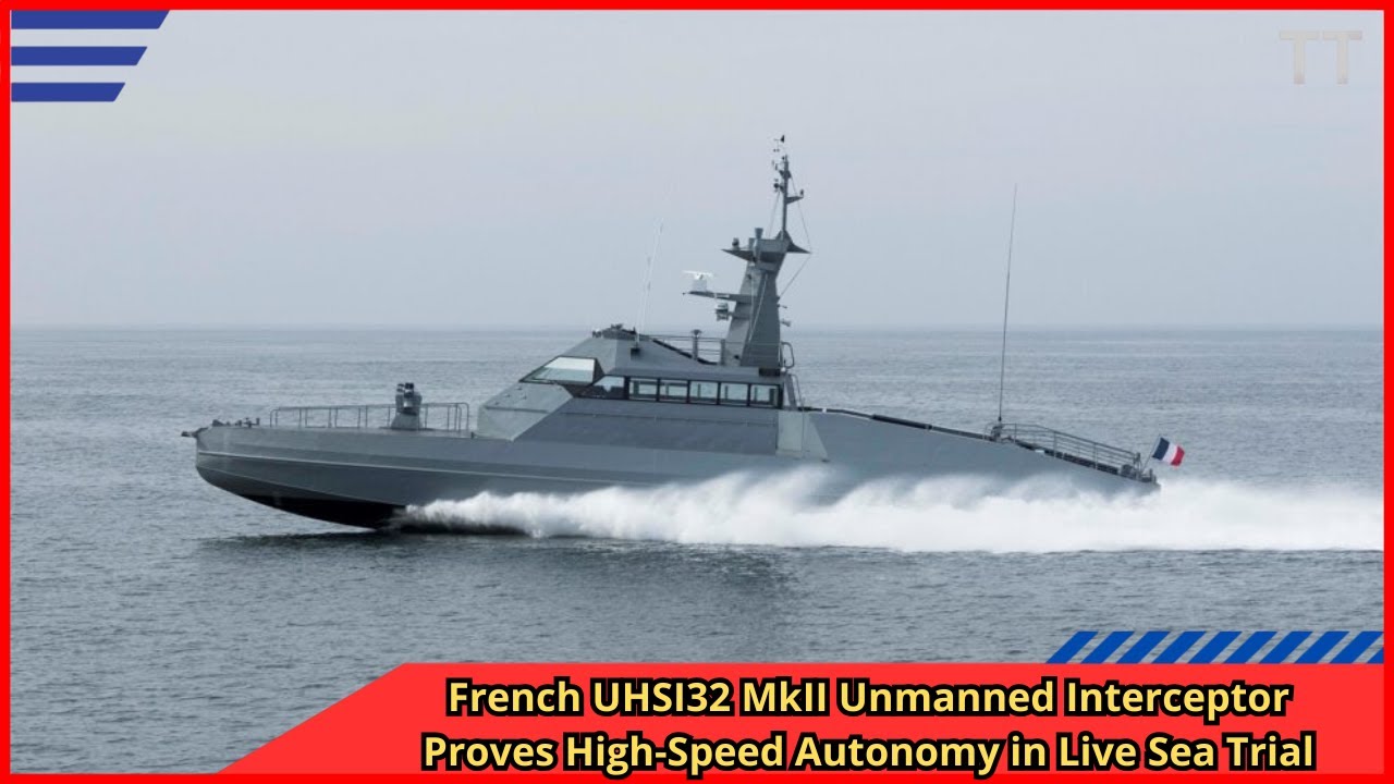 French UHSI32 MkII Unmanned Interceptor Proves High Speed Autonomy