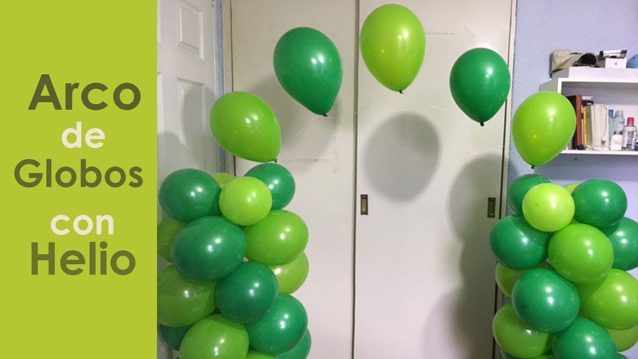 Como hacer un arco con globos