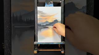 #art #painting #drawing #acrylicpainting #howtopaint #landscapepainting #acrylicscenery