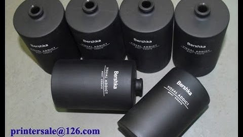 Perfume Glass Bottle Automatic Screen printer,Round Glass CNC Printing Machine 3D Spain customer