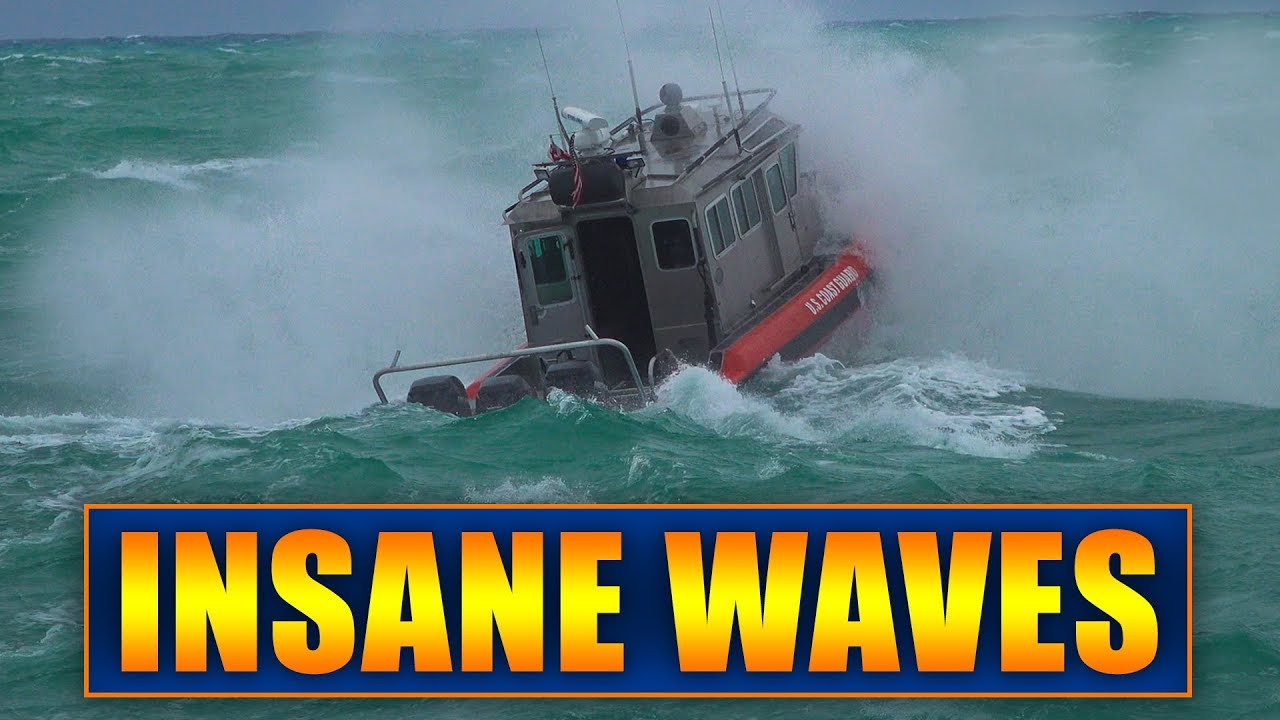 BOATS FACE ROUGH WAVES! Haulover Inlet