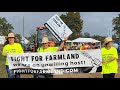 Fight For Farmland Protest to Provincial Politicians at the International Plowing Match 2024