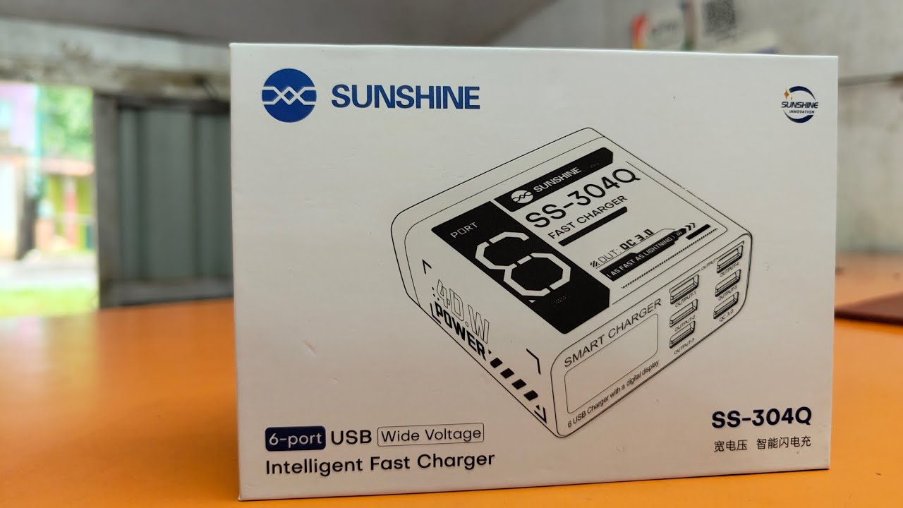 Smart Charger sunshine 6-port usb wide voltage Ss-304Q
