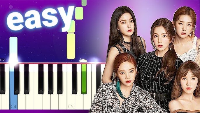 Red Velvet (레드벨벳) – Russian Roulette (piano tutorial) synthesia acoustic  [Piano Sheet Music] 