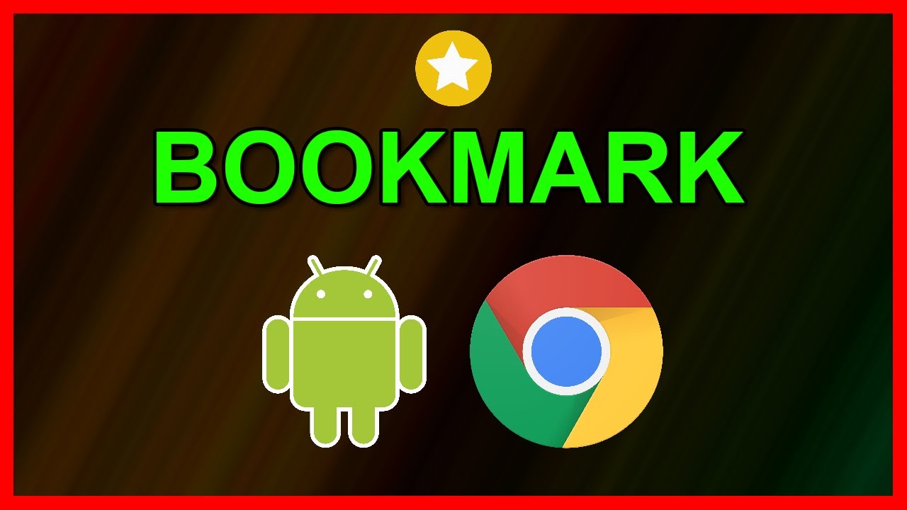 How to Bookmark websites on Google Chrome on Android (2020) - YouTube
