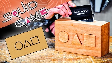 Making A SQUID GAME Business Card Holder | Between The Hammer