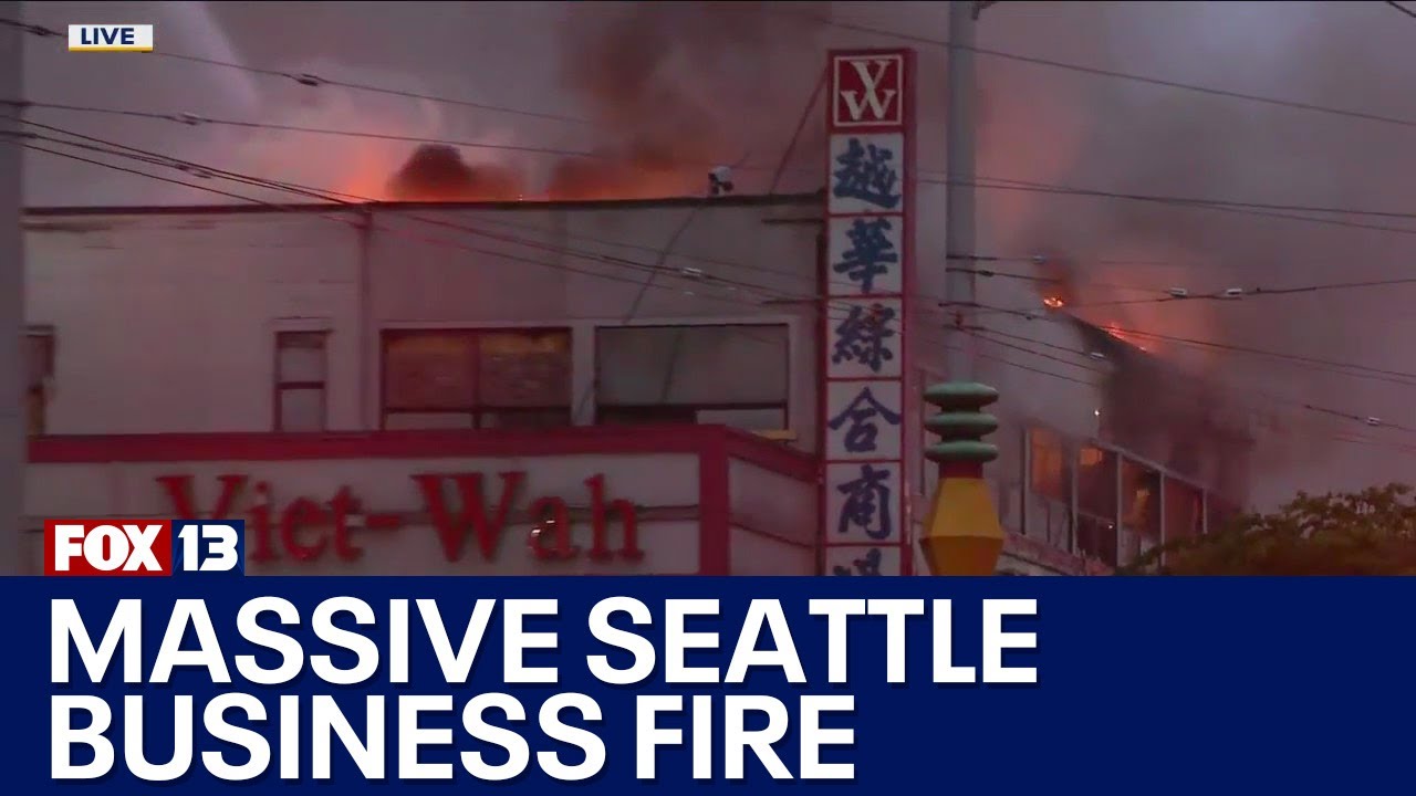 80+ firefighters on scene of building fire in Seattle | FOX 13 Seattle ...
