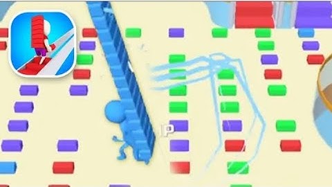 Bridge Race Game - All Levels Gameplay Android, iOS Game Walkthrough Game
