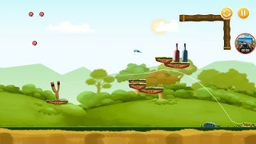 knock down bottles forest world level 19