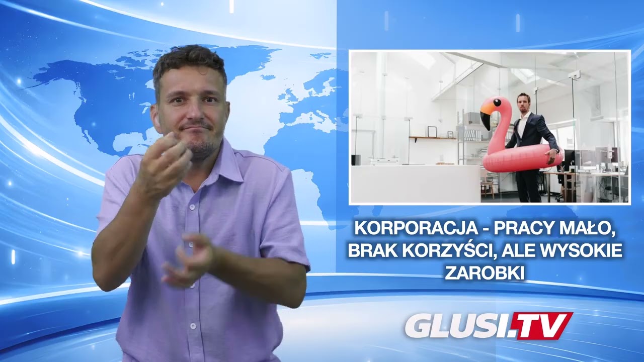 Korporacja - pracy mało, brak korzyści, ale wysokie zarobki