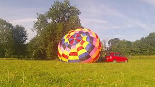 RC Model Balloon first inflation