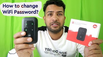 How to change wifi password of 4G+ New JioFi wifi hotspot dongle in English tutorial