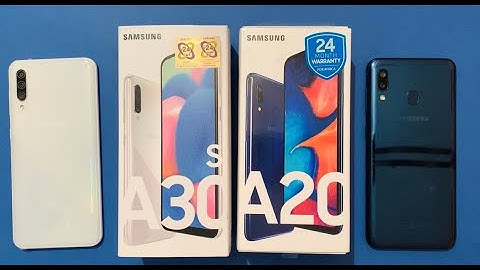 So sánh samsung a30 và a20