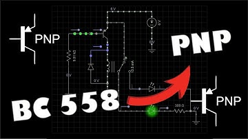 Como usar o Transistor PNP - Projetando com o Datasheet - Eletrônica Fácil