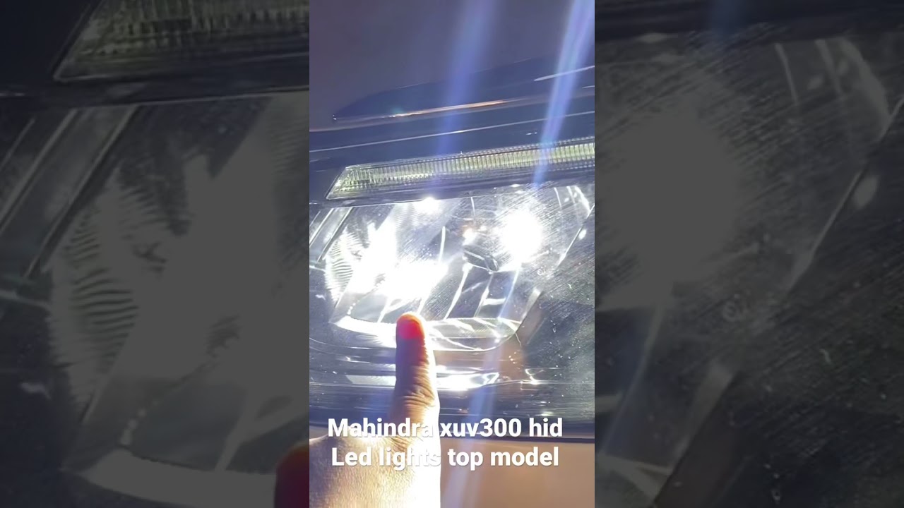 mahindra Xuv300 Hid led lights modification YouTube
