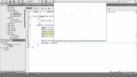 Displaying a magazine CodeIgniter PHP - part12
