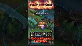 Wild Rift Playing Samira in Jungle #leagueoflegends #wildrift #wr #jungle #wildriftjungle #samira