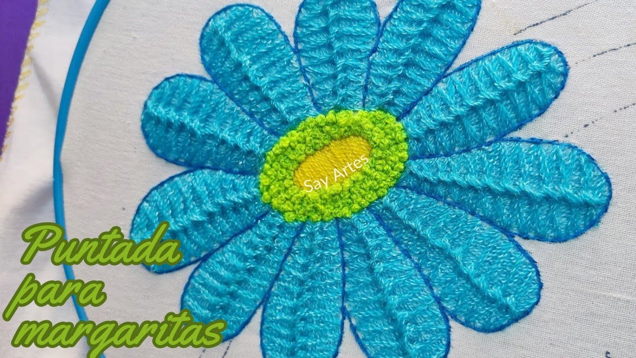 148| LINDA Y FÁCIL PUNTADAS PARA PÉTALOS | Say Artes