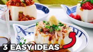 Japanese Cold Silken Tofu - Hiyayakko Recipe