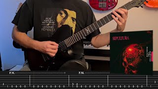 Sepultura - Inner Self (Rhythm Guitar Cover + Screentabs)