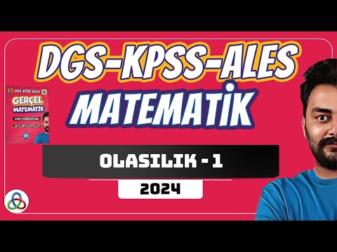 Olasılık | 1. Video | YKS-DGS-KPSS-ALES Matematik | 2024 |