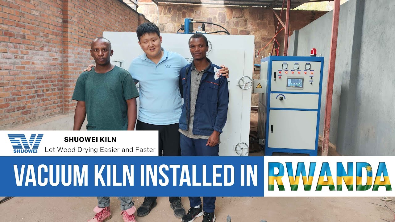 High-Frequency Vacuum Wood Drying Kiln Successfully Installed in Rwanda | Shuowei Kilns