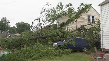 Northeast Ohio sees day of thunderstorms lead to power outages, downed trees