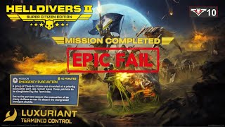 Helldivers 2 Super Helldive 10 – Mission Complete… BUT I Was the ONLY Survivor 😳💀 Clutch Extraction