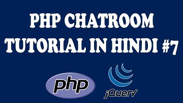 Creating a Realtime PHP Chatroom Using PHP & Jquery #7