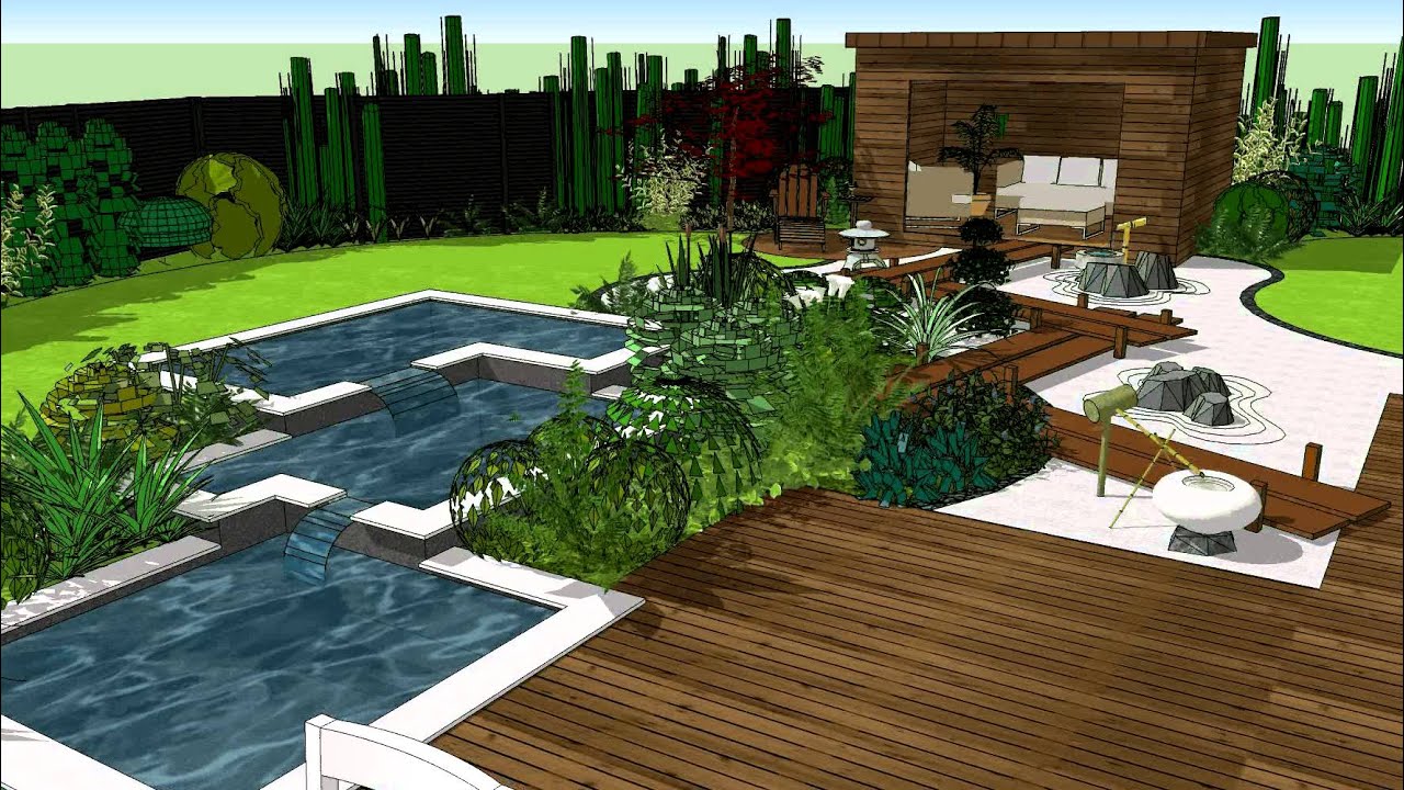 Jardin japonais - YouTube