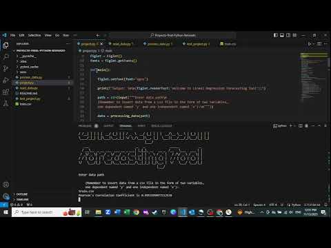 CS50 Final Project "Lineal Regression Tool"