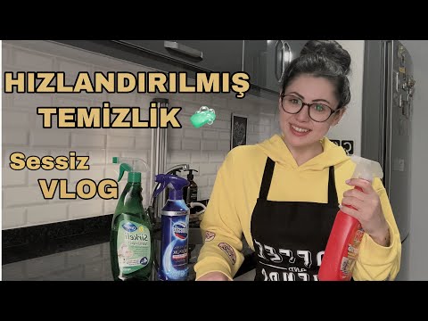 TEMİZLİK 🧼 Mutfak Temizliği | Düzenli Mutfak | Hızlandırılmış temizlik motivasyonu | Sessiz vlog