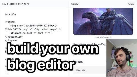 Everyone should build their own editor