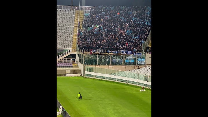 Ultras Club Brugge a Firenze 02.05.2024 Fiorentina:Club Brugge 3:2 FT