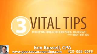 Small Business CPA Bellevue WA | Ken Russell CPA Bellevue WA