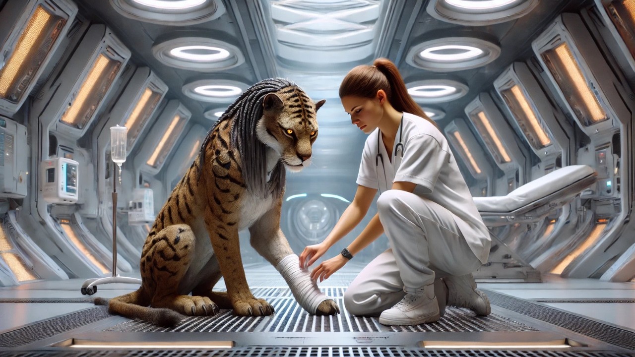 The Predator Cubs Had Never Shown Mercy to Weak Species Until Human Medics Bandaged Their Wounds HFY