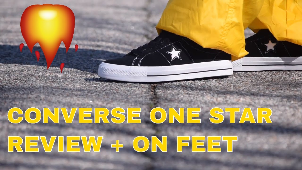 CONVERSE ONE STAR REVIEW + ON FEET - YouTube