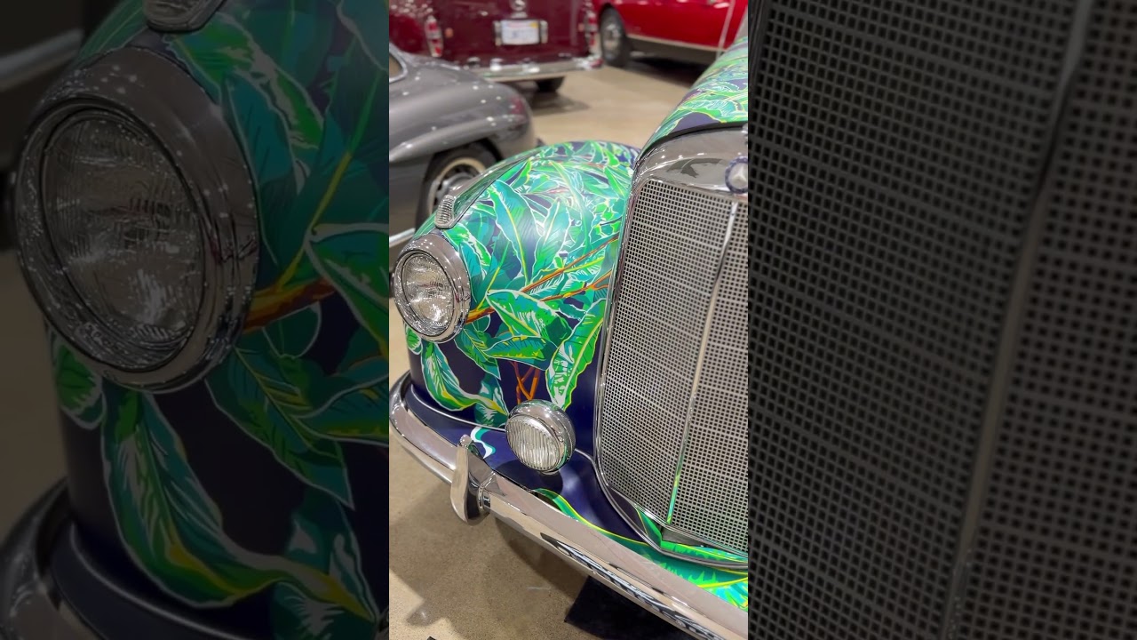 This 1936 Mercedes-Benz Became a Rolling Art Masterpiece 🤯✨