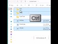 Windows 11 Selecting Multiple Items