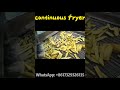 Automatic Continuous Fryer Machine | Improve Food Production Efficiency #frying #fryer #foodmachine