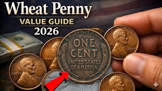 Top 3 Rare One Cent Lincoln Wheat Pennies Worth $450,000 – Do Not Spend These Valuable Coins!