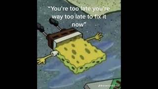 Celebrity SPONGEBOB IS TOO LATE Profile