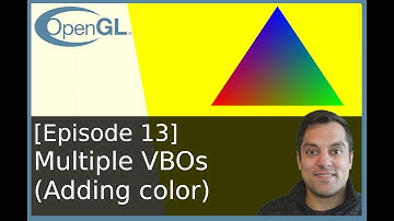 [Episode 13] Drawing a colored triangle (using multiple vertex buffer objects) - Modern OpenGL