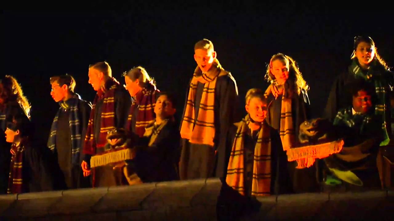 The Frog Choir at the premiere from Wizarding World of Harry Potter in