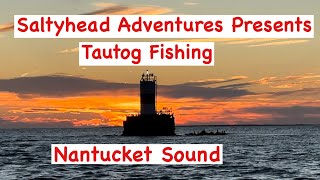 Tautog fishing Nantucket Sound with Saltyhead
