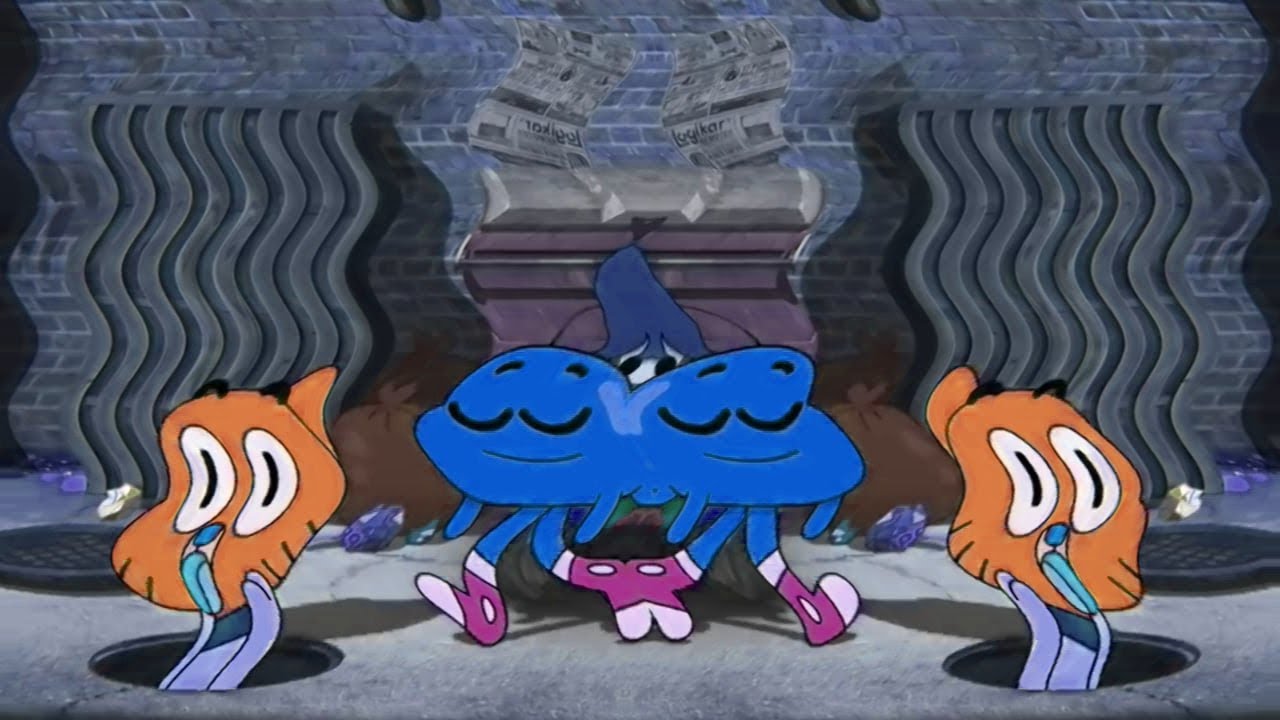 Gumball! Dropping in a Pit! (Sponsored By: Preview 2 Mokou Deepfake Effects)