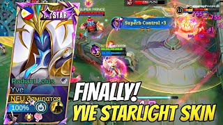 FINALLY! Yve’s New Starlight Skin Gameplay (Her BEST Skin Yet!), Yve Gameplay |  #mlbb